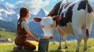 The Milkmaid and Her Spilled Milk： An AI-Enhanced Adaptation of Aesop's Fable. #ai #animation