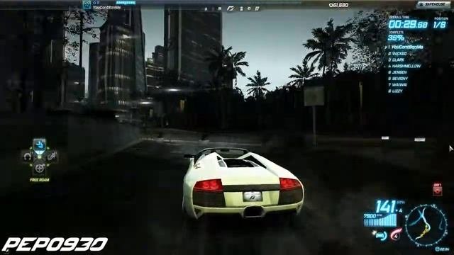 NFS World: Lamborghini Murcielago Roadster Testdrive