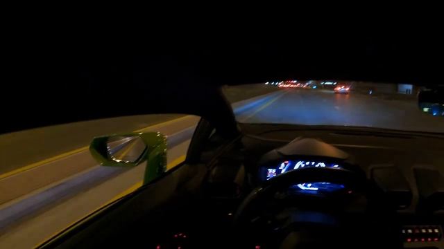2022 LAMBORGHINI Huracan EVO Green  LOUD  POV Night Drive