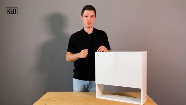 Навесной шкаф ШКН-120 белый #навеснойшкаф #лдсп #мебель #кео #мебелькео #икеа #мебельикеа