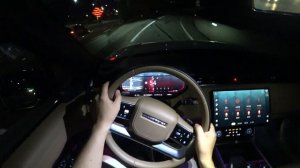 2023 Landrover Rangerover P530 LWB AB 7seater POV night drive