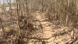 Эндуро гонка Белая Горячка (Пробил колесо полетал через руля)