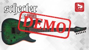Электрогитара SCHECTER C-6 PRO AQB - демонстрация звучания