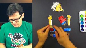 Влад А4 - Делаем ФИГУРКУ из бумаги - поделка с РыбаКит