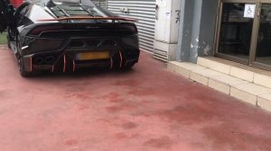 Перегазовка на Lamborghini Huracan