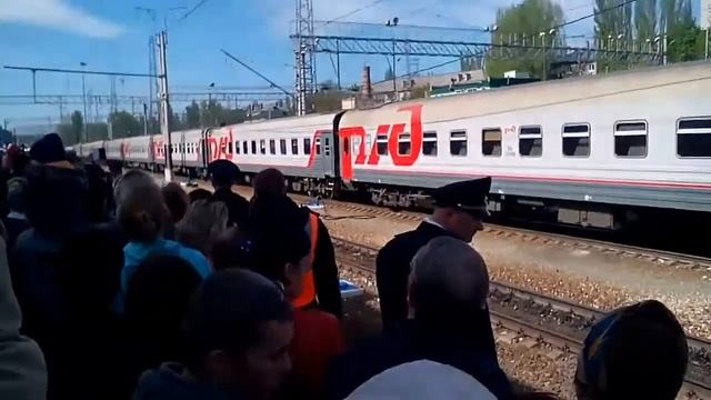 Ретро поезд победа, город саратов смотреть онлайн