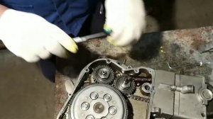 Хусаберг fs650e. Разбор двигателя. Шатун клин поймал.