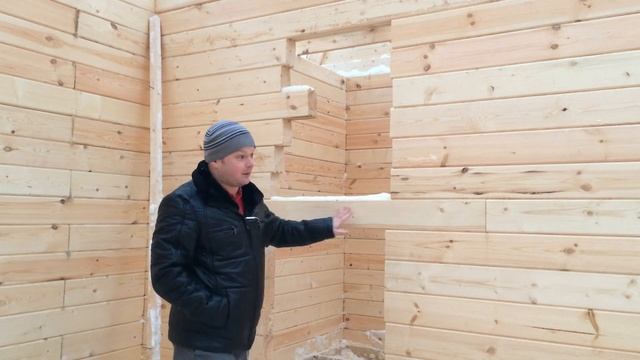 Обсада в деревянном доме. Усиление проемов в доме на усадку из профилированного бруса