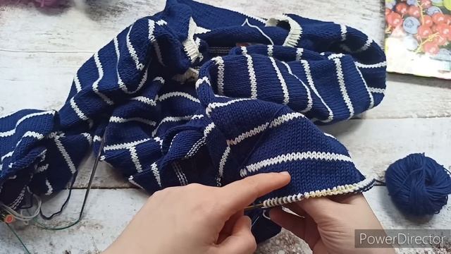 Вязальный влог 23/23. Готовая работа, процессы, продвижения. #влог #vlog #вязание #джемперспицами
