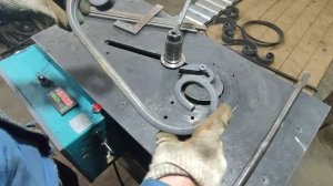 Работа ЧПУ на самодельном станке для холодной ковки
