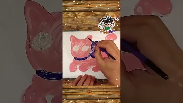 Красками кошечка #детскиепесни