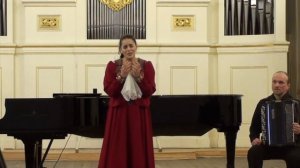 "Вдовий плач" русская народная песня.