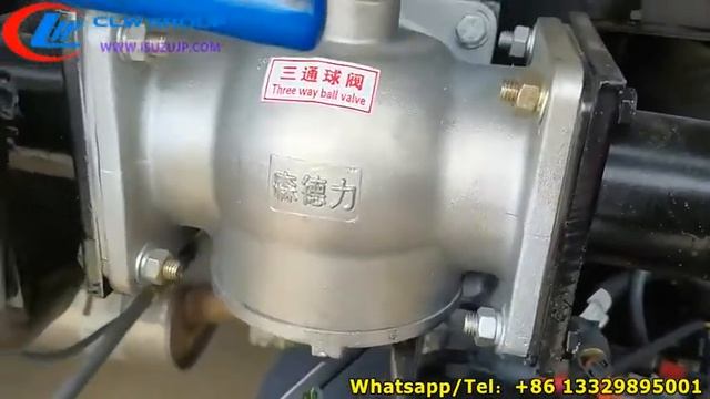 Isuzu 6 tons potable water tanker with flow meters for sale смотреть онлайн