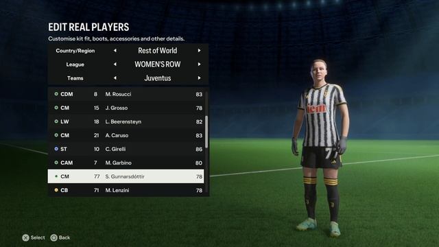 EA SPORTS FC 24 - Juventus Women - Player Faces and Ratings смотреть онлайн