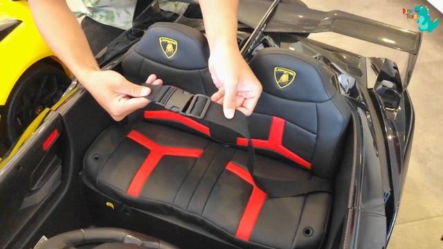 REVIEW MOBIL AKI ANAK LAMBORGHINI BY DINO TOYS UNGARAN #FYP #MAINAN #mainan #reviewmainan