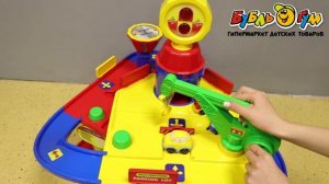 Набор игровой Lanson Toys Parking Горка с машинками световые и звуковые эффекты