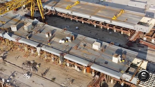 Запорожские мосты сегодня. Детальный обзор строительной площадки в Кривой Бухте