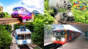 Изучаем городской транспорт и спецтехнику для детей. Развивающее видео для самых маленьких