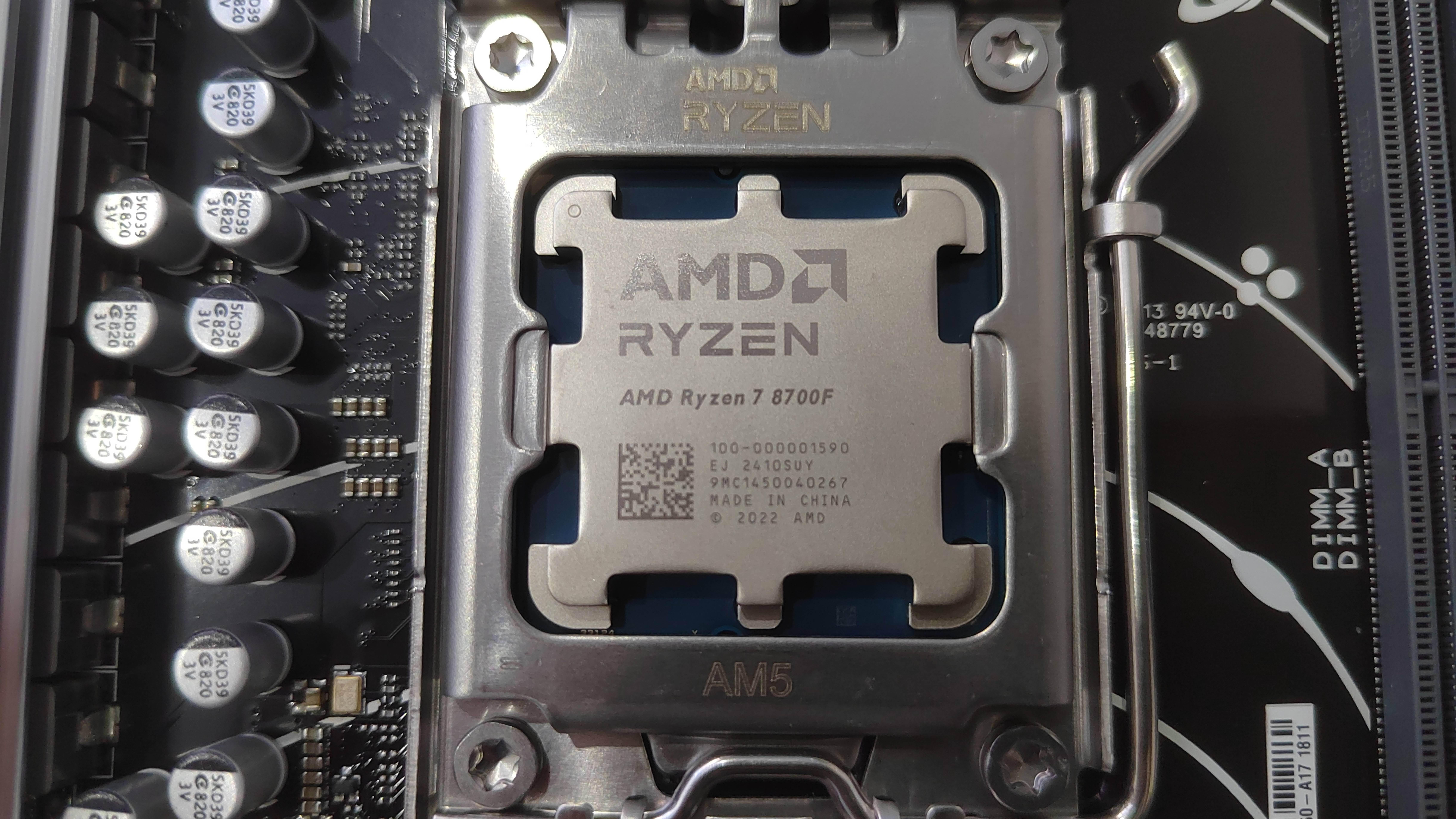 Asus Prime B650M-K, R7 8700F, 32 Гб