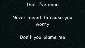 Apple trees and Tangerines (Power)- Can you save me with LYRICS