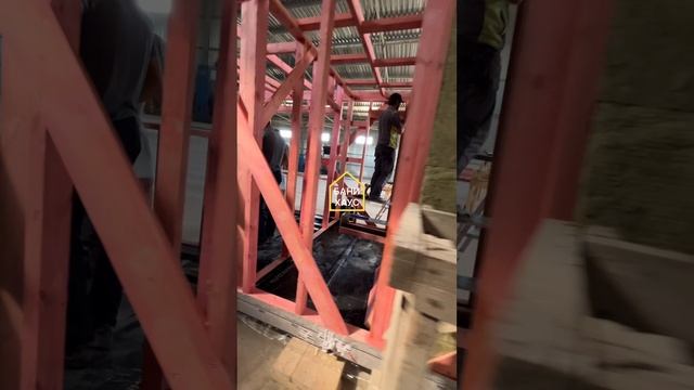 Сборка каркасной бани в Краснодаре. Собственное производство модульных бань.