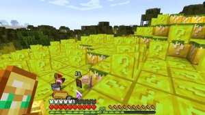 Майнкрафт, но Весь Мир Это ЛАКИ БЛОК!