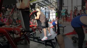 Обратные приседания в гаке (v-squat)