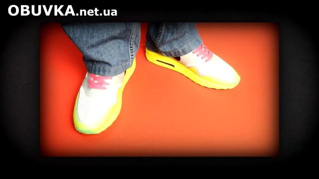 Мужские кроссовки Nike Air Max 87 Hyperfuse бело-желтые смотреть онлайн