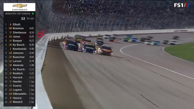 Полный обзор победы Брэда Кеселовски в овертайме в Канзасе | NASCAR на канале FOX HIGHLIGHTS