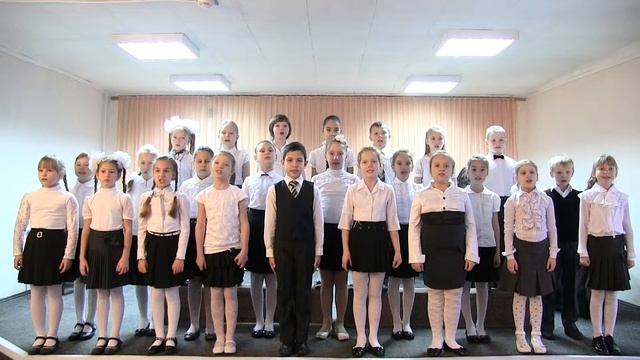 Хор младших классов, г  Мыски   Новогодняя, Зеленые ботинки смотреть онлайн
