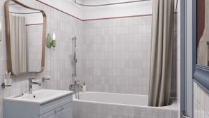 Ванная комната 5,1 кв.м.