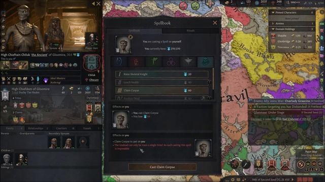 Elder Kings 2 - CK3 - EP3: The Lich of The Black Marsh смотреть онлайн