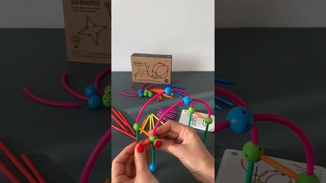 Гра-заняття "Конструктор 2Д3Д геометрія" EDX Education 21377 Busy Play Skeletal смотреть онлайн