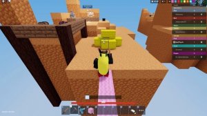 The Tornado Launcher is OP! in Roblox Bedwars...