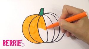 Раскраска для детей ТЫКВА | Color&Berries