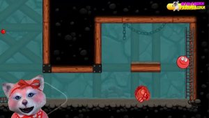 КРАСНЫЙ ШАРИК RED BALL 4 против ЗОМБИ вместо ЧЁРНОГО КВАДРАТА игра как мультик для детей ПРО ШАРИК