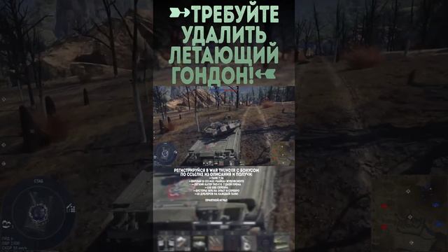 ТРЕБУЙТЕ УДАЛИТЬ ЛЕТАЮЩИЙ ГАНДОН! War Thunder и Бес #warthunder #вартандер #врек #танки