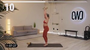 Beginner Full Body Dumbbell Strength & Core Workout