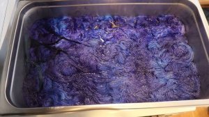 Dyepot Weekly #359 - A Wintery Mix of Sparkle and Silk; Dyeing Stellina & Silk Yarn Blends