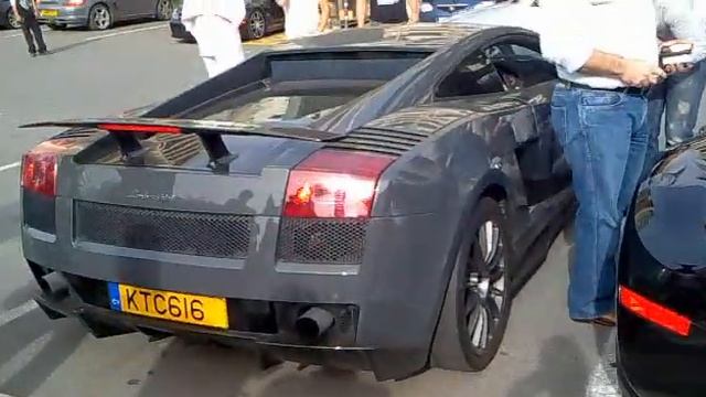 Supercars Show 2009-2010: Lamborghini Gallardo Superleggera And Bugatti Sound And Drifting смотреть онлайн