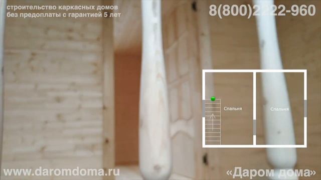 Проект дома 6 на 6 с мансардой. Дачный дом из профилированного бруса с двумя спальнями
