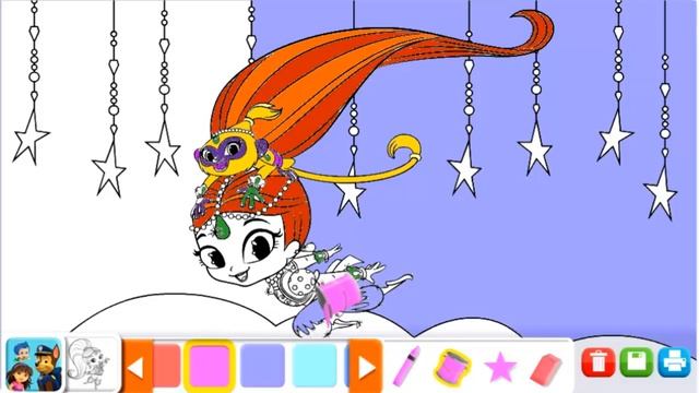 Shimmer and monkey: Coloring Book. смотреть онлайн