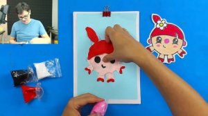 Малышарики ЛЕПКА из воздушного пластелина - РыбаКит папа рисует