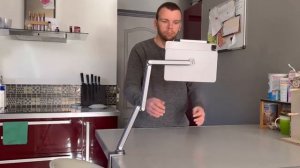 Kuxiu X36 Magnetic Stand with Foldable Arm and Desk Clamp compatible for iPad Pro iPad Air 4/6