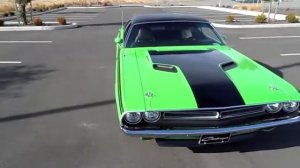 71 dodge challenger start up