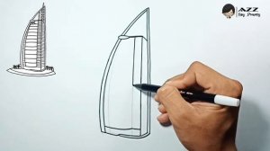 How to draw Burj Al Arab