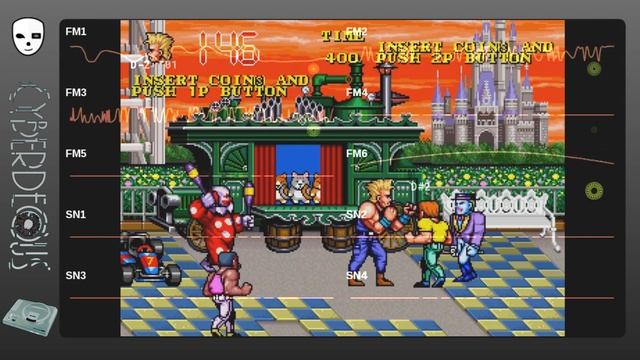 The Combatribes - (ザ・コンバットライブス) - Medley - Sega Genesis / Mega Drive Cover YM2612 + PSG смотреть онлайн