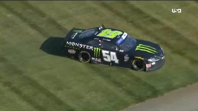 ФИНАЛЬНЫЕ КРУГИ: Тай Гиббс выигрывает гонку New Holland 250 в Мичигане | NASCAR на FOX