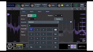 Осциллограф Rigol DHO812 - как включить анализатор спектра