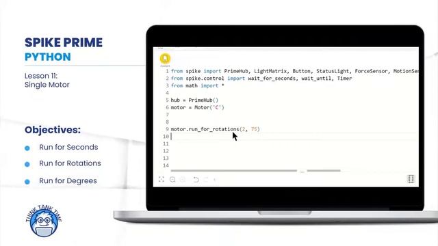 LEGO Spike Prime - Lesson 11 (Single Motor) смотреть онлайн